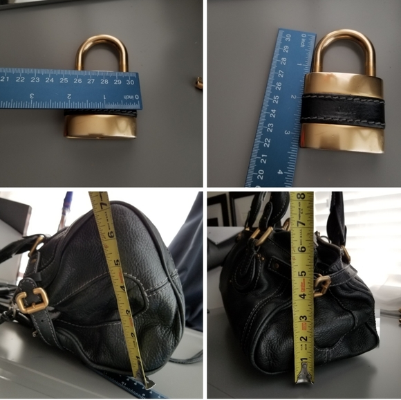 CHLOE Beautiful  Black heavy Leather purse - Picture 16 of 16